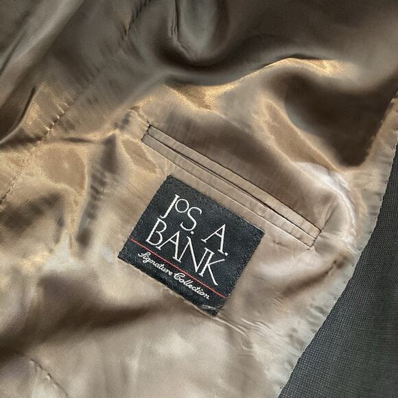 Jos. A Bank Men's Brown Single Breasted Wool‎ Blazer Size 44 Career Old Money - Picture 7 of 14